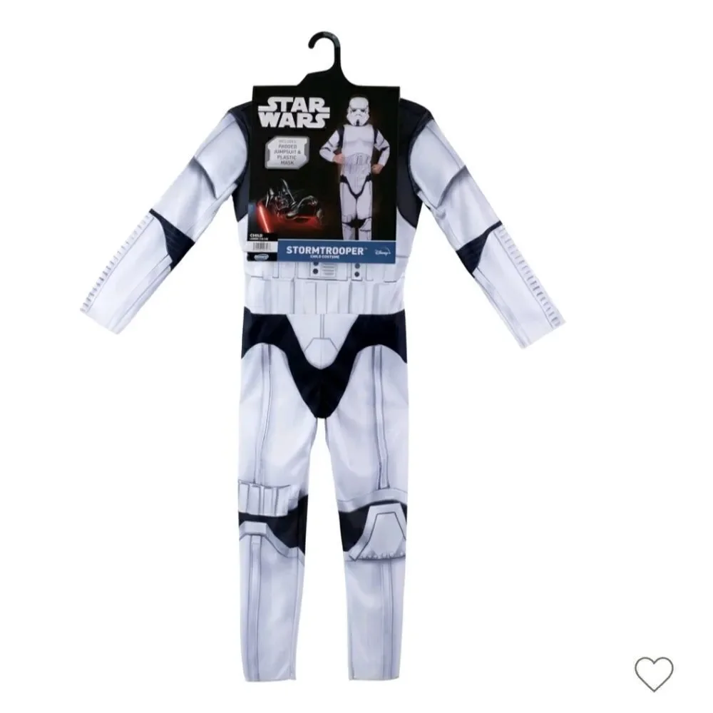 New exclusive star Wars Kids Boy's Stormtrooper Halloween Costume, size L 10/12 - Picture 3 of 5
